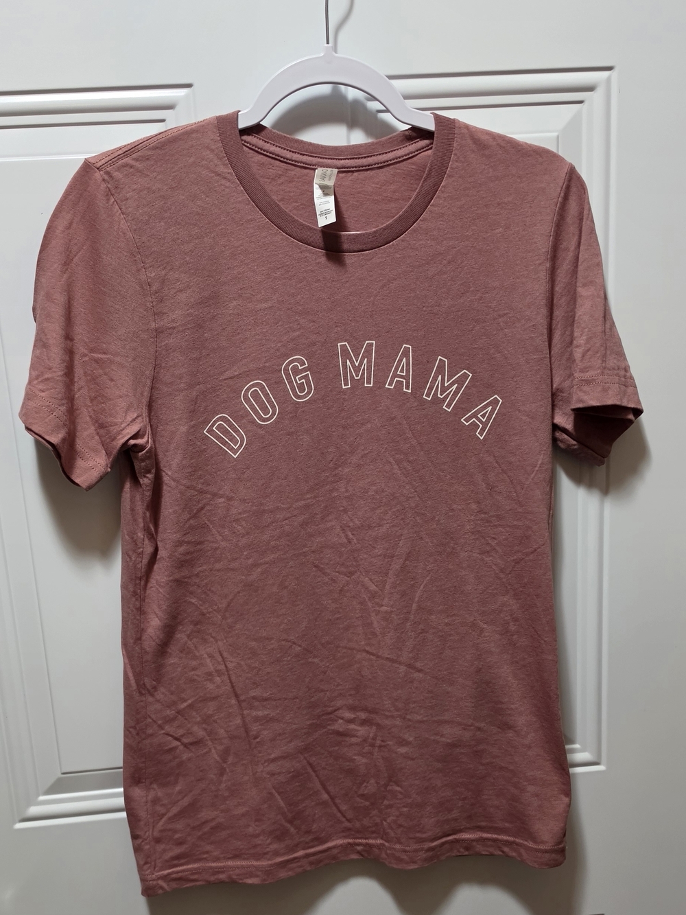 Dog Mama Bella Canvas Dusty Mauve Short Sleeve Tee